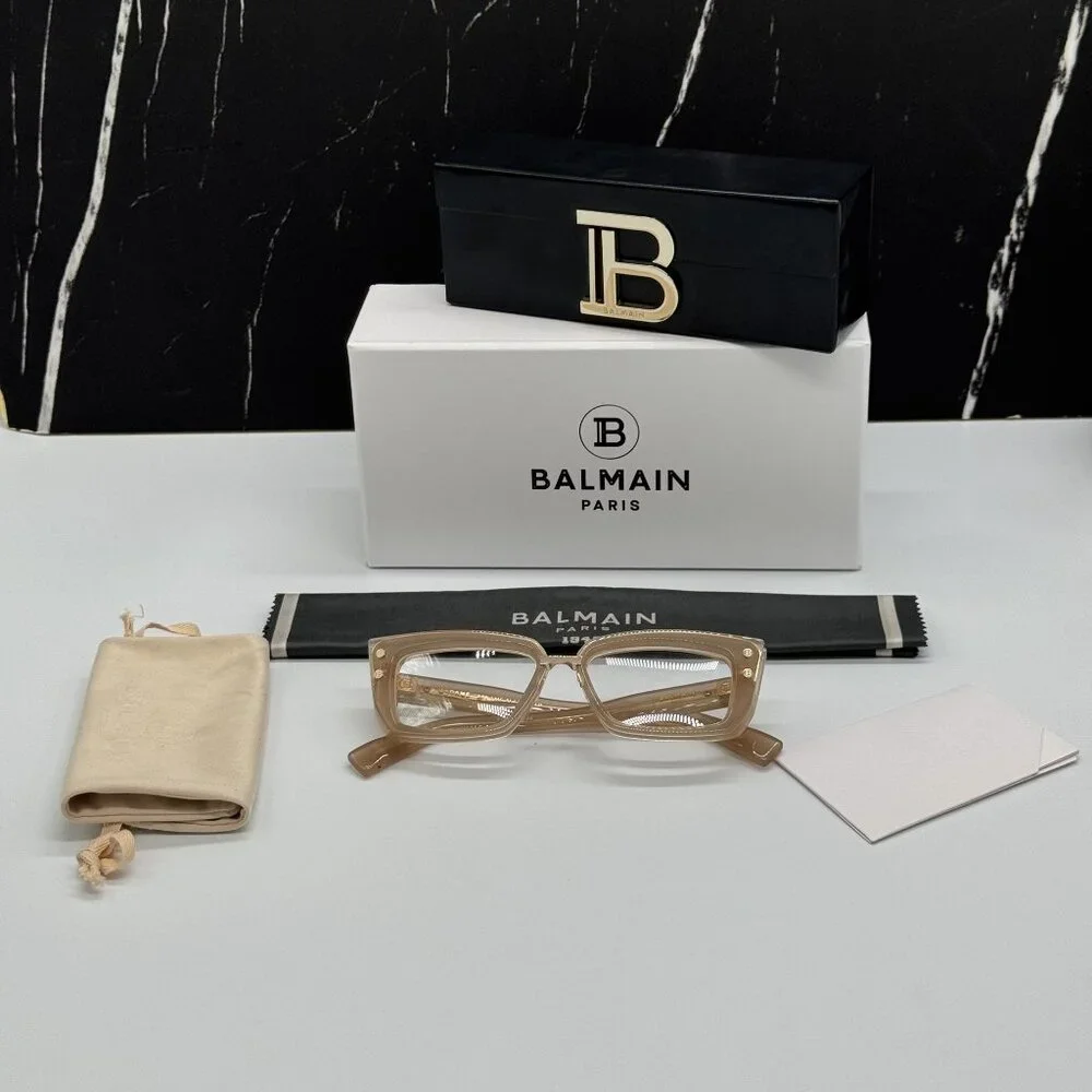NEW BALMAIN BPX-134C NUDE CAT EYE WOMEN BALMAIN EYEGLASSES